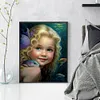 uk.everydayedeals (Limited Stock)11CT Full Stamped&nbsp;Cross Stitch - Girl (40*50CM)