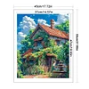 Flower House-11CT Stamped Cross Stitch 45*55cm/17.72*21.65in
