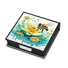 Bee Leather Diamond Painting Notecard Box Contains 160 Sheets of Paper