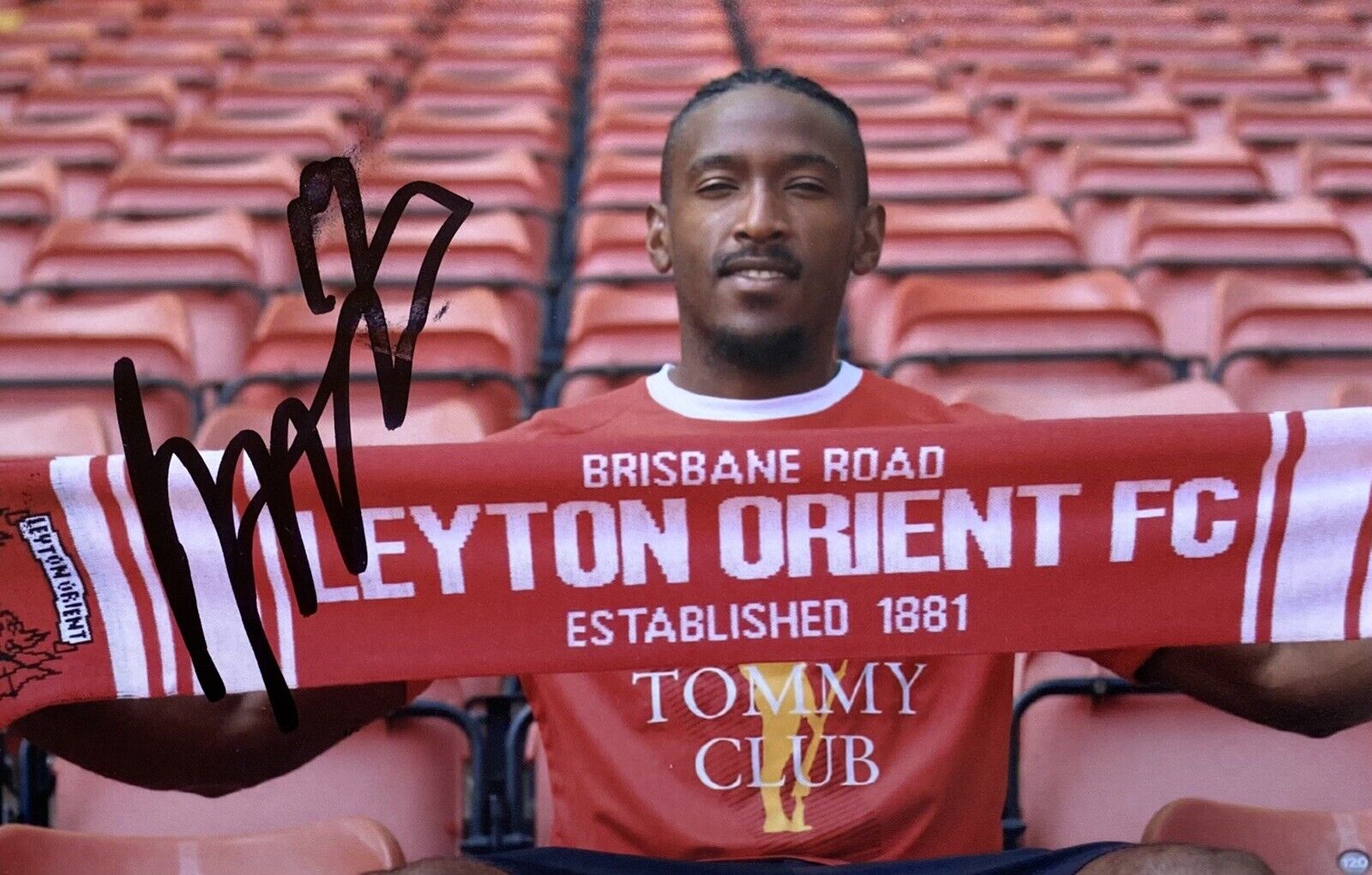 Omar Beckles Genuine Hand Signed Leyton Orient 6X4 Photo Poster painting