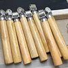 Zero Wear Diamond Burnisher Hand Roller, Professional Jewelers Metal Texturing Tool for Bracelet Matte Craft Processing