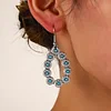 Statement Turquoise Flower Earrings