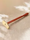 Brass Tai Chi Guasha Board for Acupressure Skin Lifting Stress Reliving