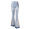 Women's Heavy-Duty 3D Embroidered Jeans by Inlyline