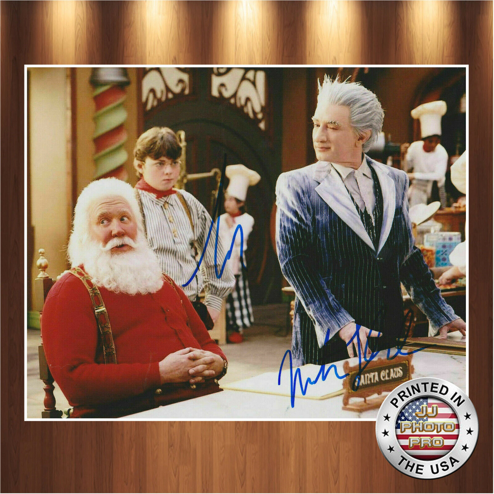 Tim Allen Martin Short Autographed Signed 8x10 Photo Poster painting (Santa Clause) REPRINT