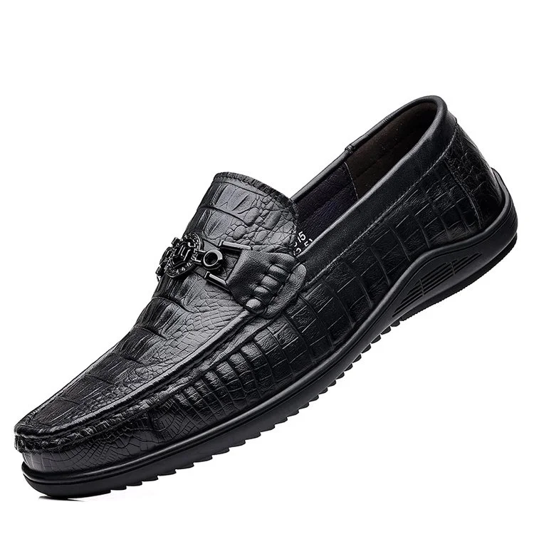 Men's Classic Crocodile Leather Shoes