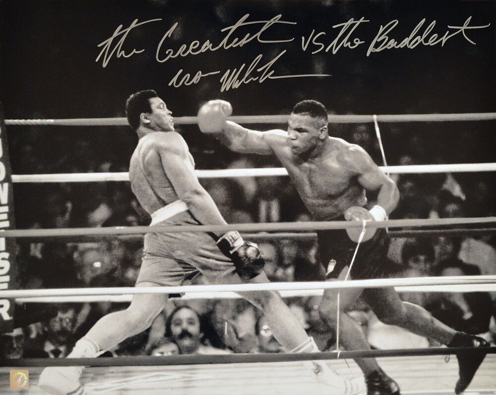 Iron Mike Tyson Autographed Signed 16x20 Photo Poster painting vs Ali ASI Proof