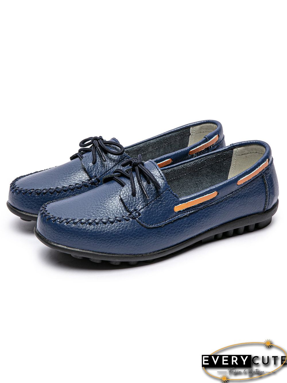 Retro Casual Simple Lace-up Flat Shoes