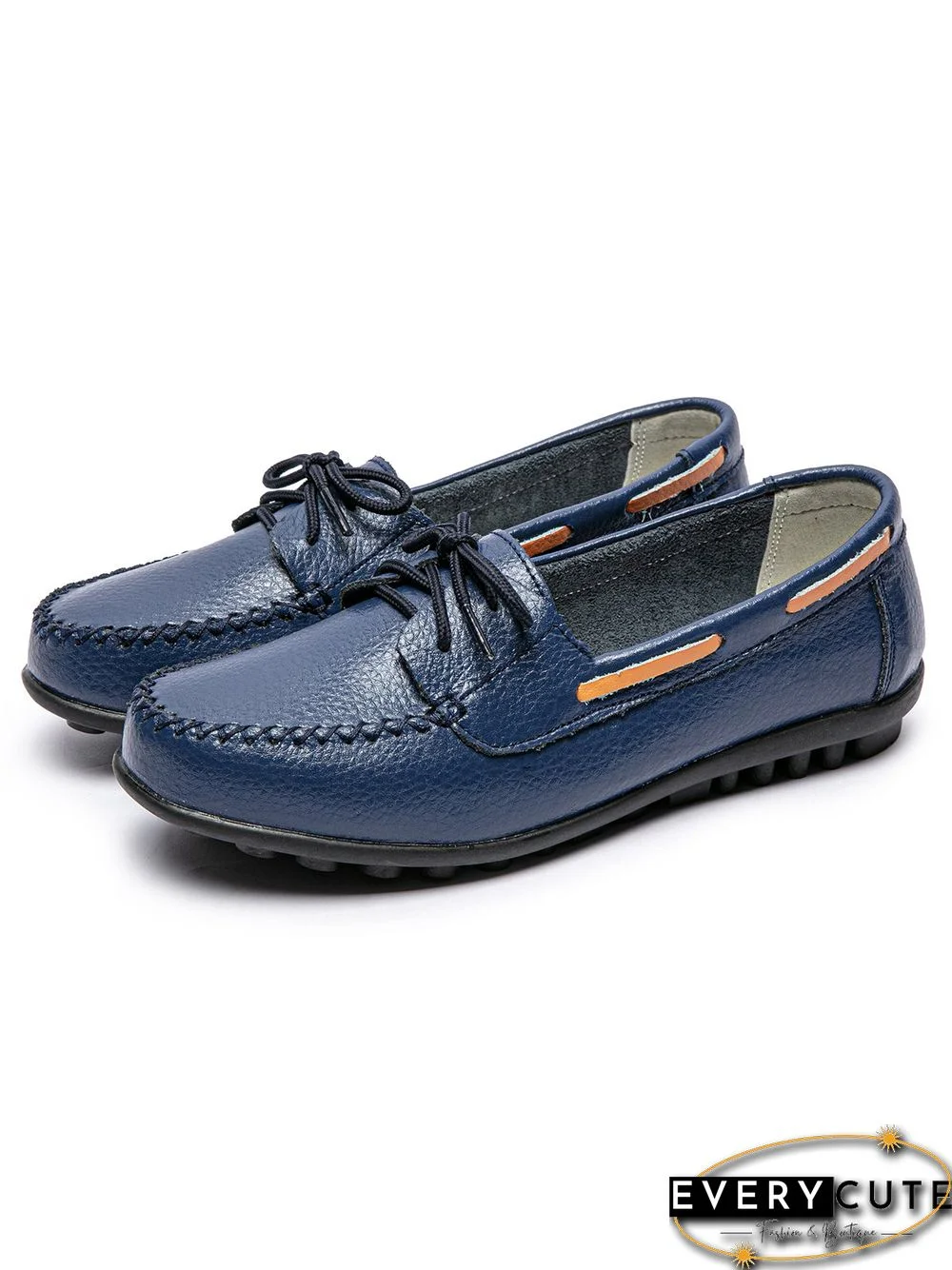 Retro Casual Simple Lace-up Flat Shoes