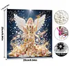DIY Special Shape Diamond Painting Pearl Art With Inner Frame Kit 25x25cm(Christmas Angel)