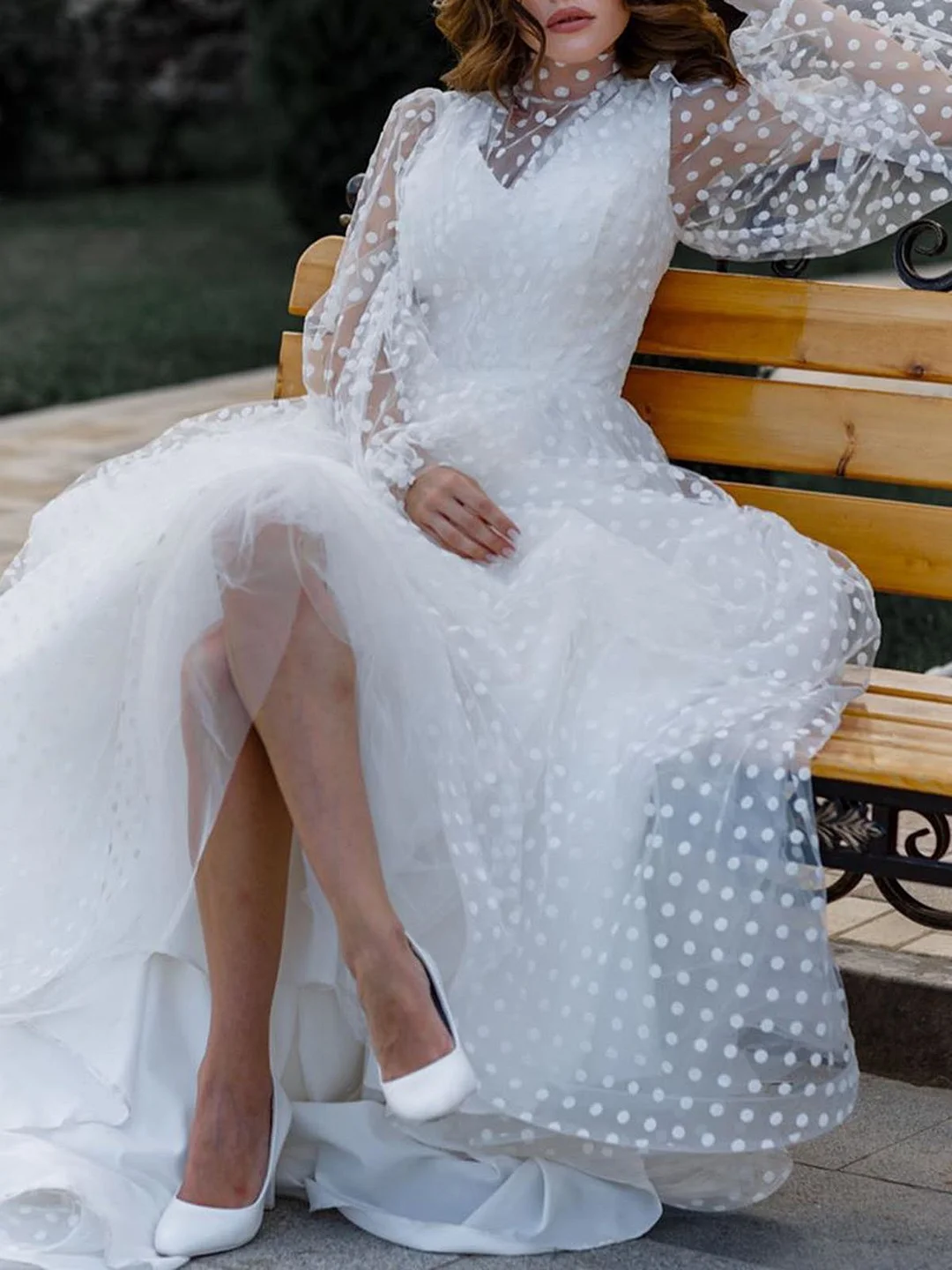 White Wedding Prom Elegant Maxi Dress