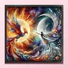 Sun And Moon Phoenix-11CT Stamped Cross Stitch 50*50cm tapestrymarket