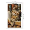 Book Cat-11CT Stamped Cross Stitch 40*70cm(Big Size) tapestrymarket