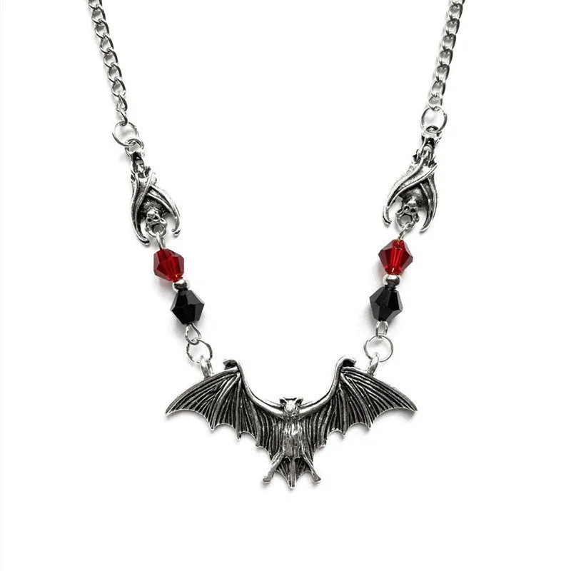 Women's necklace Cool Halloween Bat Necklaces