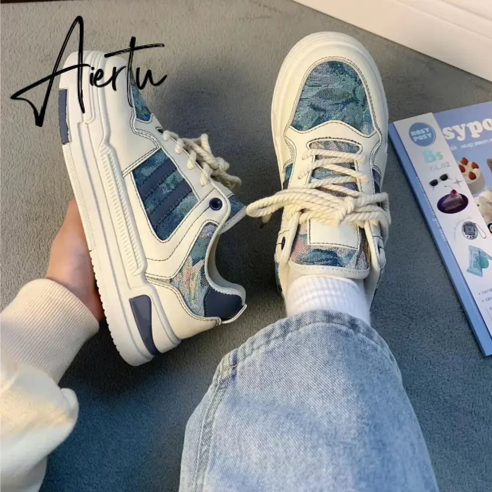 Exquisite and Beautiful Shoes for Women Casual Retro All-match Elegant Student Niche Original Sneakers Zapatillas Mujer Aiertu