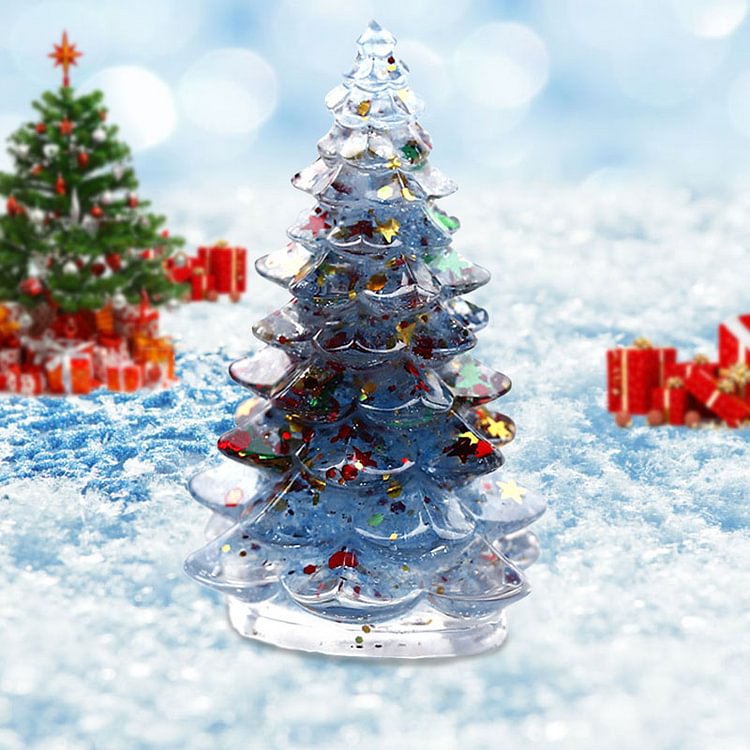 Christmas Tree Natural Crystal Stone Decoration