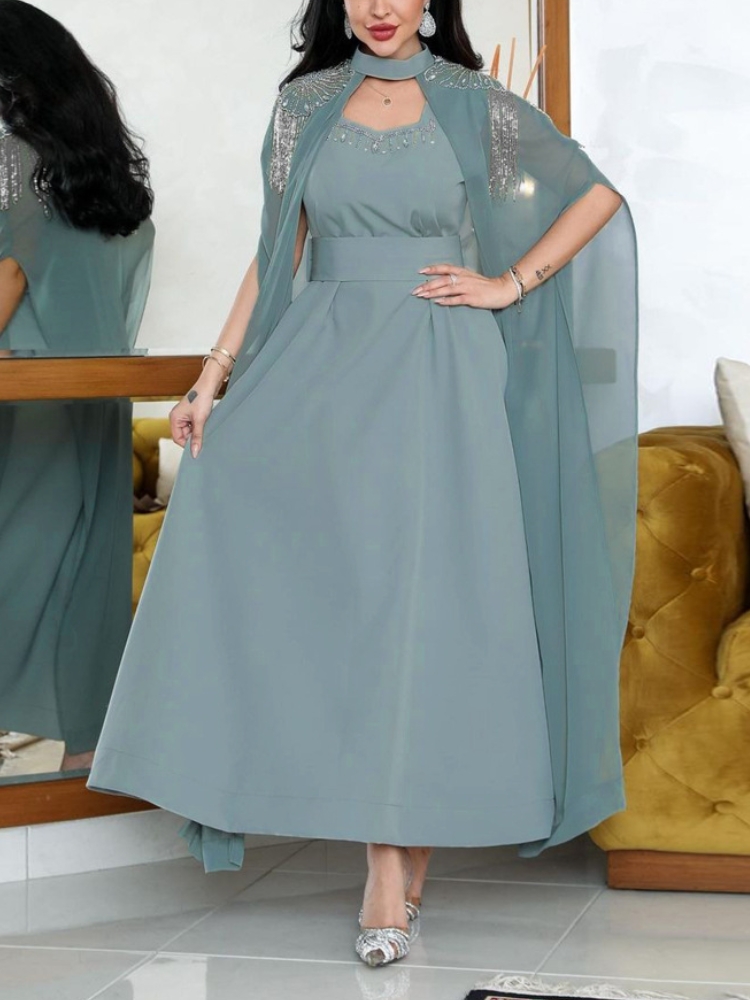 Sequined Fringed Robe and Shawl Dress | Oxredo Shop Ramadan Sale