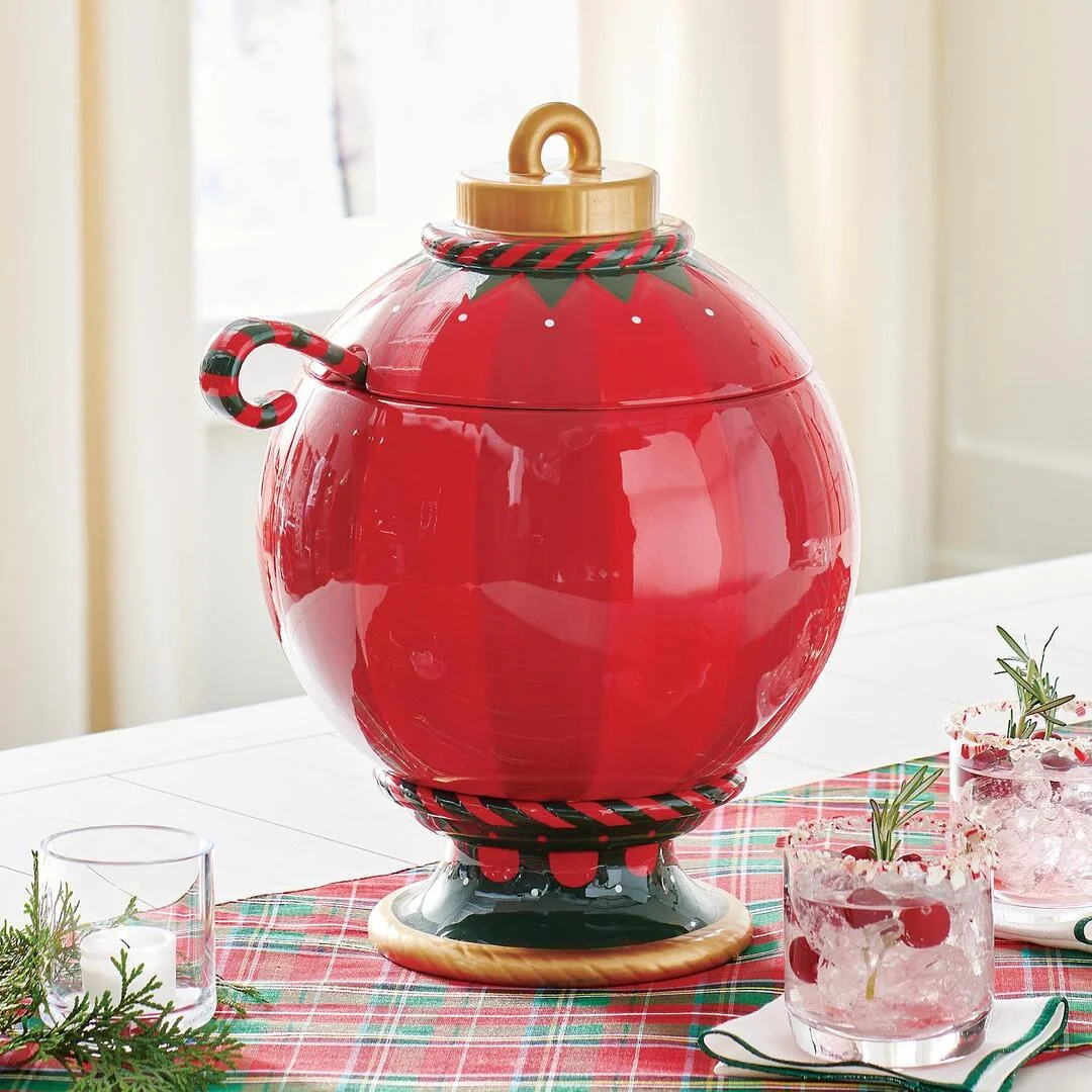 Be Merry Ornament Serving Bowl、、sdecorshop