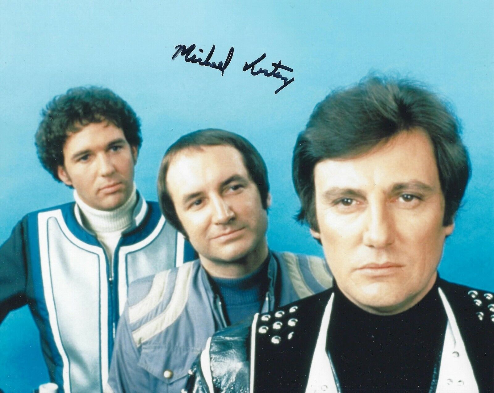 MICHAEL KEATING SIGNED 8x10 BLAKES 7 Photo Poster painting UACC & AFTAL RD AUTOGRAPH