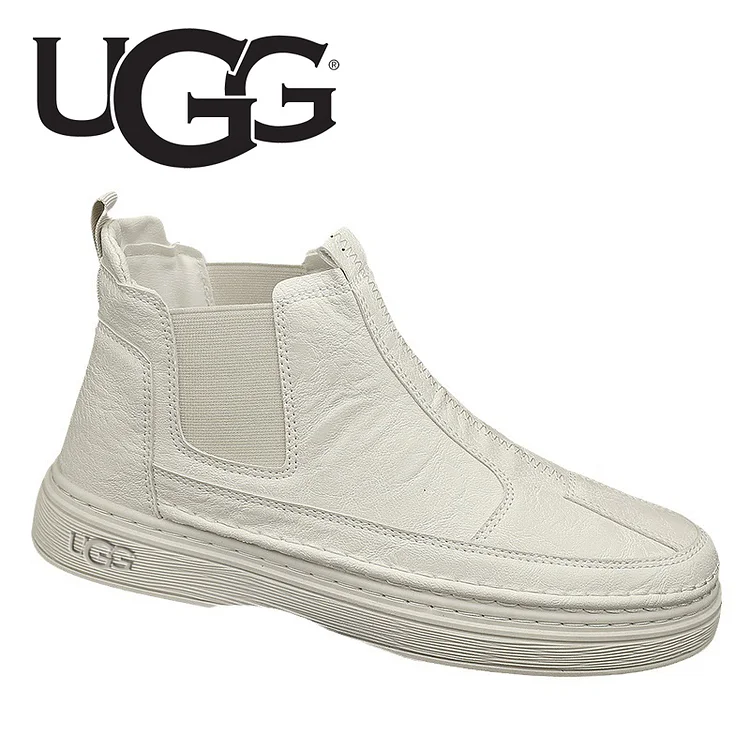 Męskie buty biznesowe UGG z miękkiej skóry, na co dzień