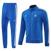 Joyfball 2025/2026 Real Madrid Long Zipped Terrace Icons Blue Jacket 