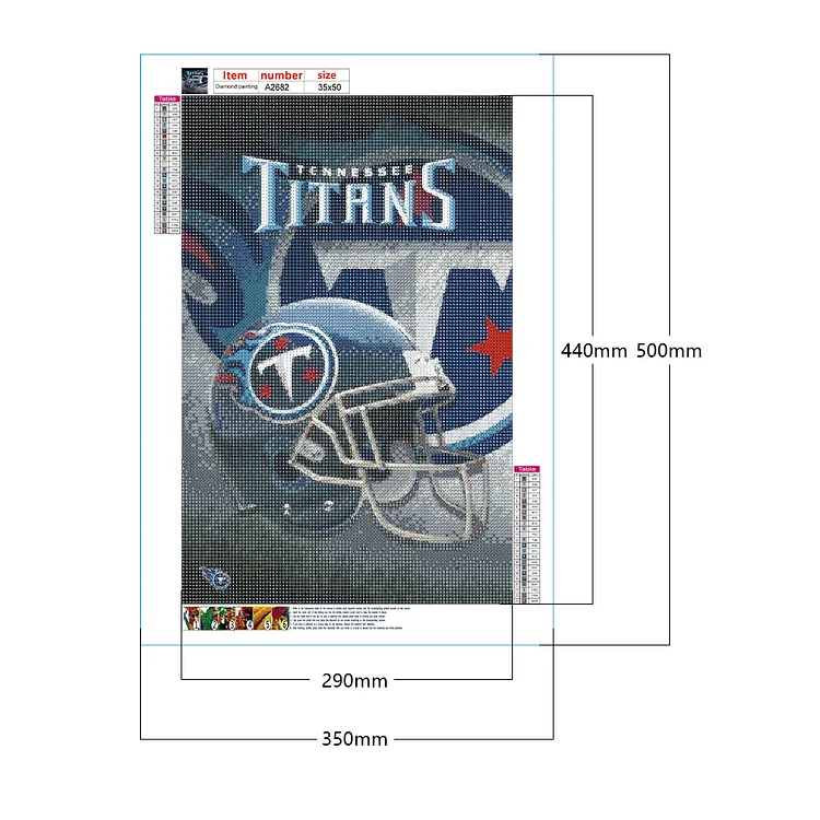 Tennessee Titans Diamond Art Craft Kit