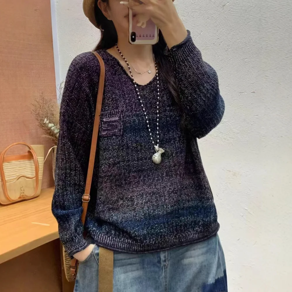Chicfifth Sweater Women Winter Long Sleeve High Quality Autumn Vintage Top Knitted Cardigan