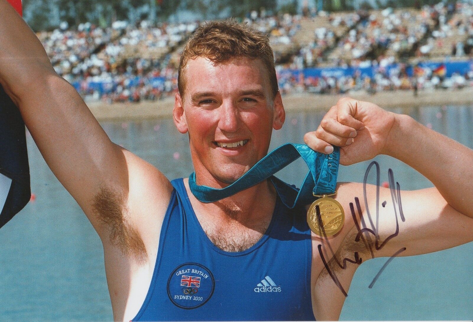 Matthew Pinsent Hand Signed Olympics 12x8 Photo Poster painting.