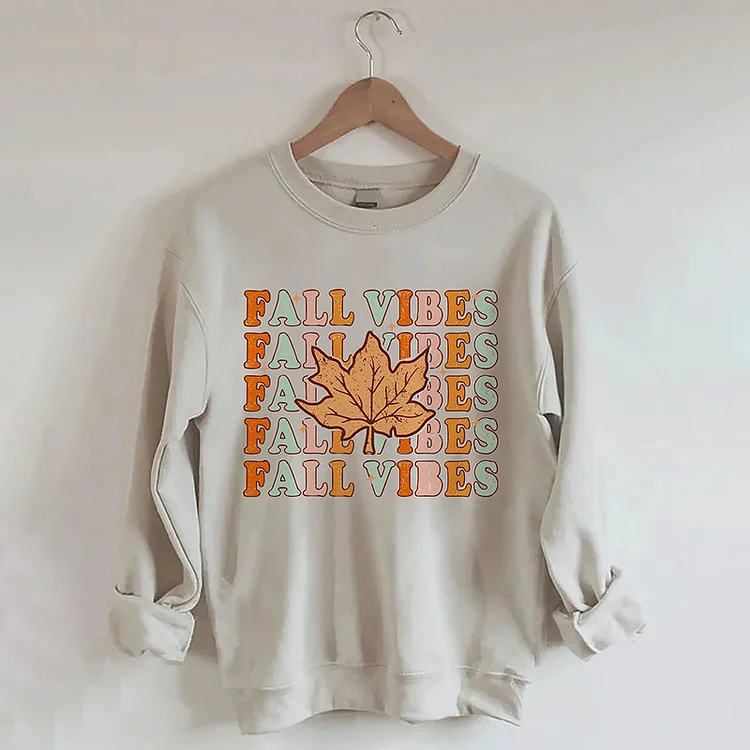 Comstylish Fall Vibes Long Sleeved Sweatshirt