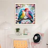 Parrot On The Branch - 11CT Counted Cross Stitch - 40*40cm - Bird