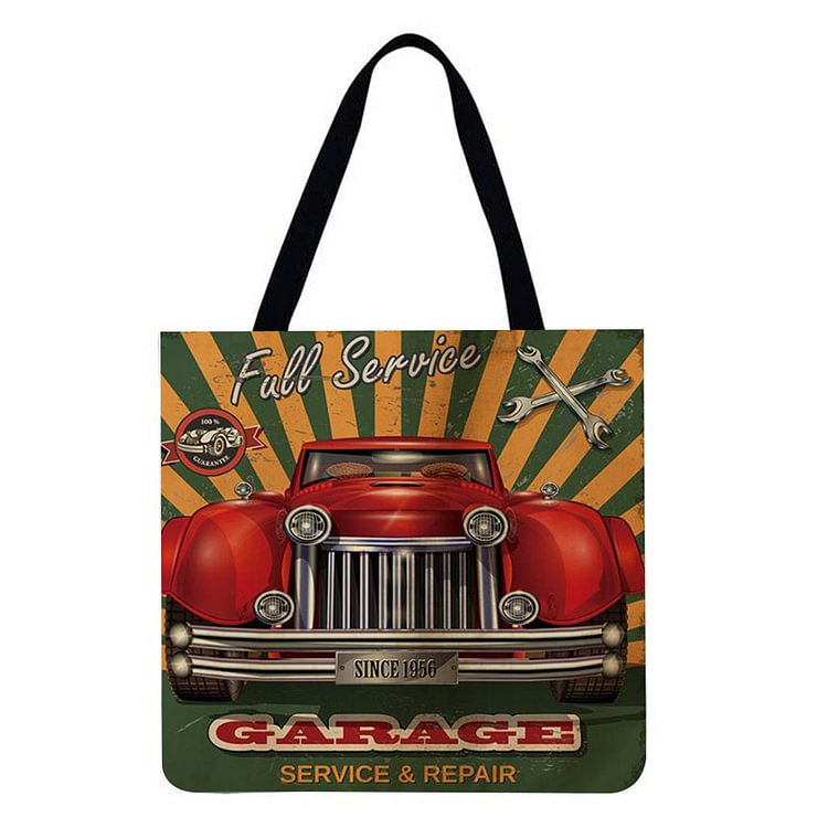 【ONLY 1pc Left】Classic  Car - Linen Tote Bag