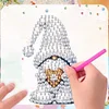 6Pcs Diamond Painting Acrylic Christmas Goblin Fridge Magnet for Home Decor