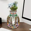 L&eacute;opard tridimensionnel en bois acrylique - Vase artisanal 5d bricolage