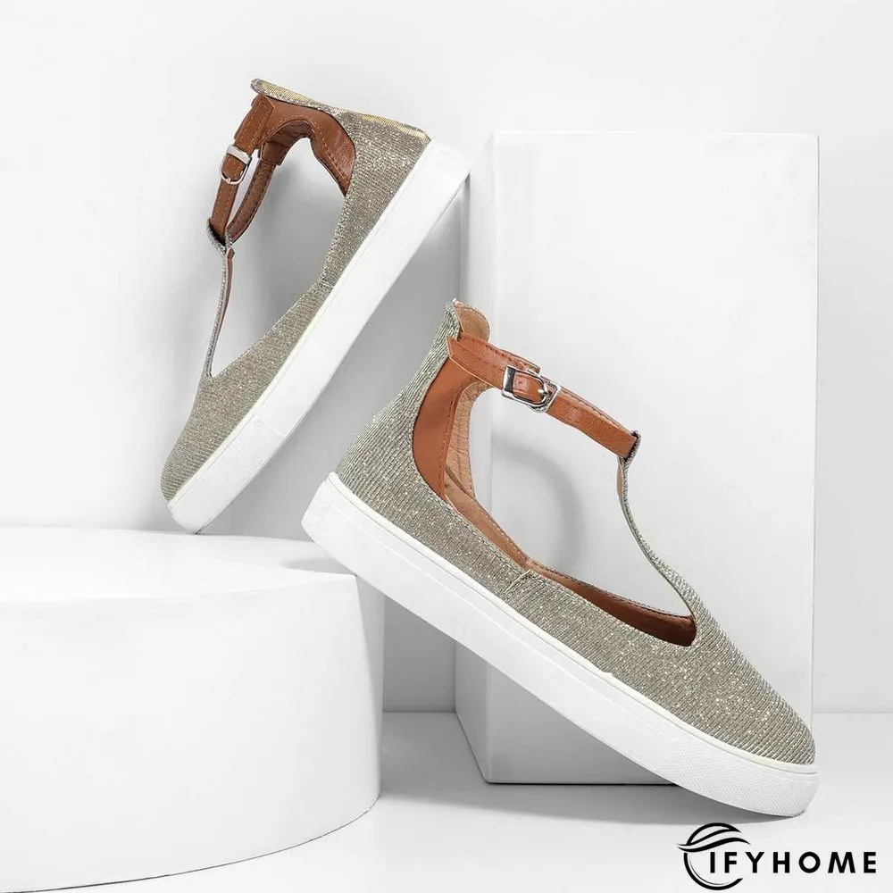 Summer Sandals Round Toe Shoes with Adjustable Buckle | IFYHOME