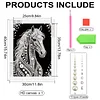 Diamond Painting-DIY Special Shaped Drill Pearl Painting Horse(30x40cm)