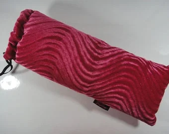 pornhint Pornhint XL Extra Large Premium Plush Storage Pouch for Glass Sex Toy - Dildo, Butt Plug PINK or PURPLE padded