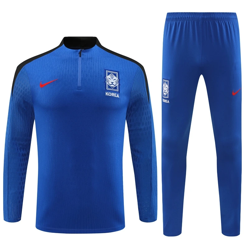 2024 South Korea Color Blue Track Jacket