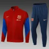 2024/2025 Barcelona Half-Pull Training Suit Red  Football Jersey 1:1 Thai Quality