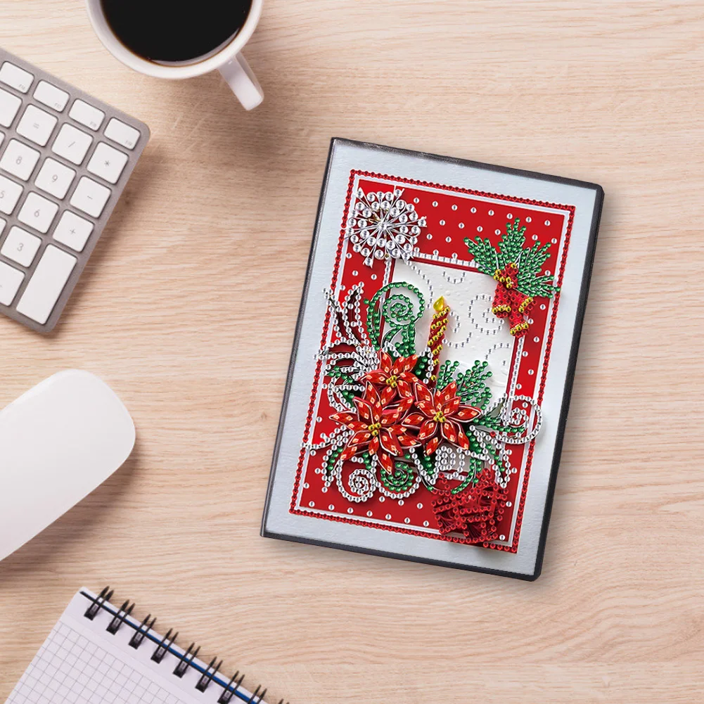 Special Shaped Diamond Painting 50 Pages A5 Notebook DIY Sketchbook【No Strip】