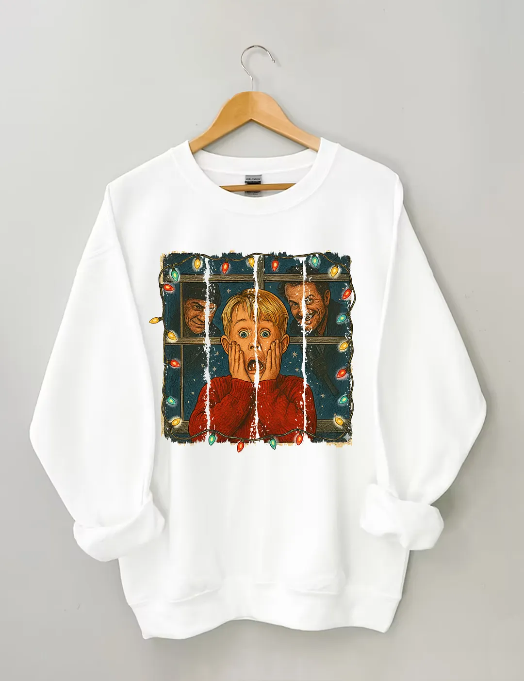 Retro Christmas Characters Sweatshirt