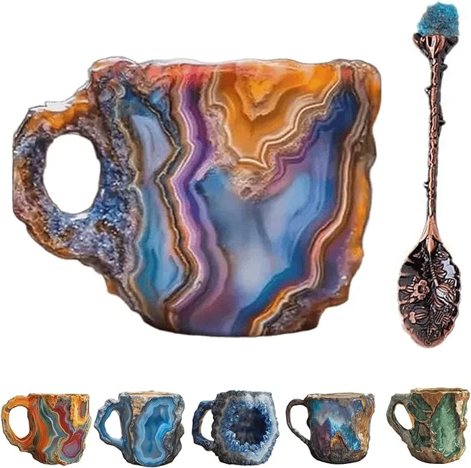 ☕2025 New Year's Sale 49% Off 🎁2024 New Mineral Crystal Coffee Mugs