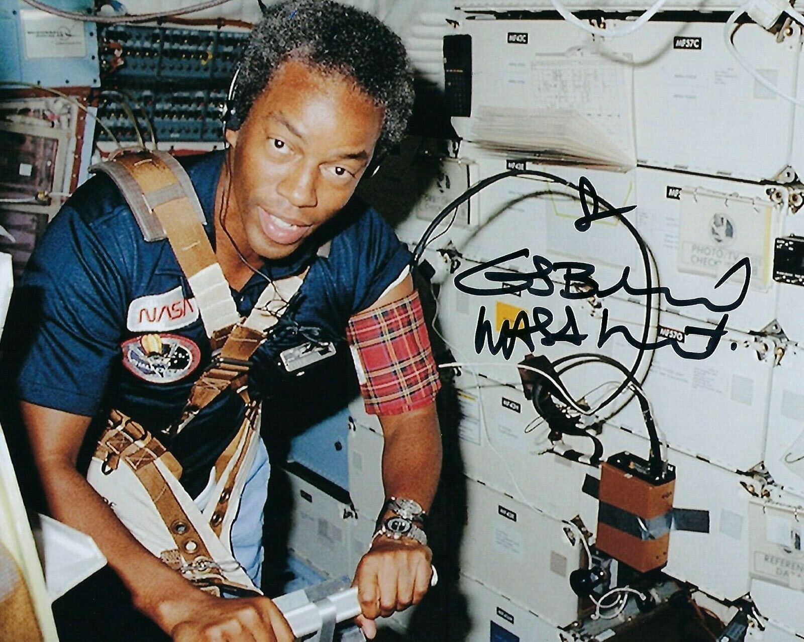 GFA Astronaut NASA Engineer * GUION BLUFORD * Signed 8x10 Photo Poster painting COA