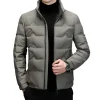 New multi-color stand collar fashionable and versatile 90 white duck down jacket