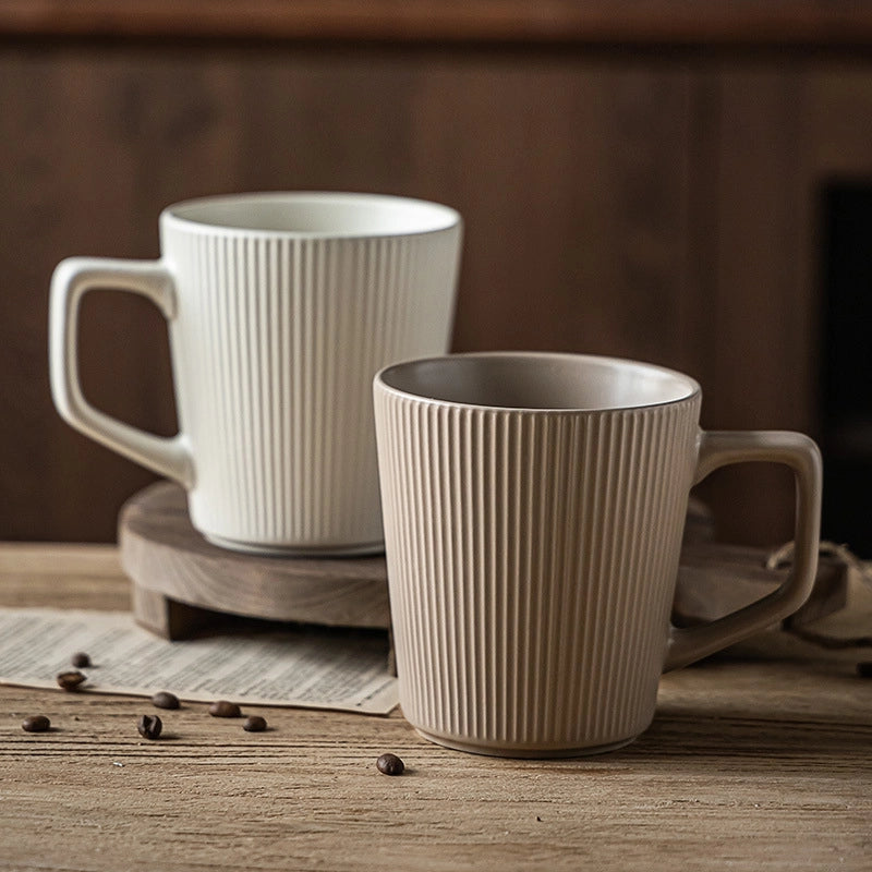 Casual Retro Solid Color Ceramics Mug 1 Piece