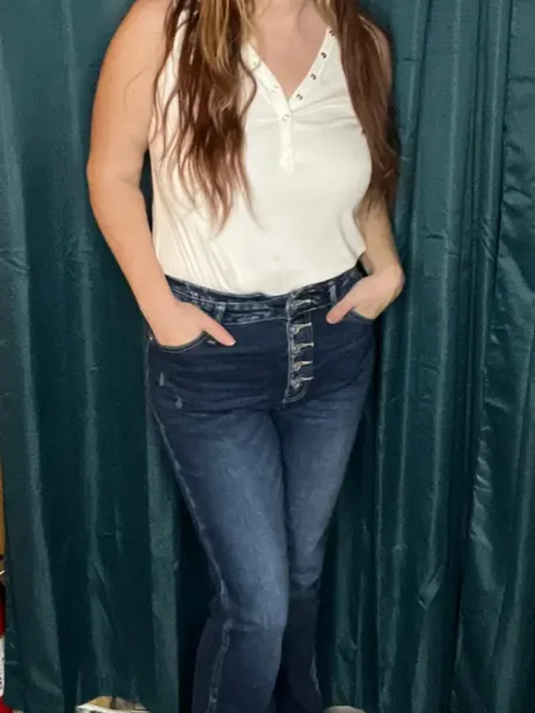 American High Street Vintage Jeans Female Slim Slim Slim Hot Tall Stretched Mop Pant