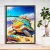 >SALE<5D DIY Full Round Drill Diamond Painting Kit Beach Turtle Decoration (sz4244)