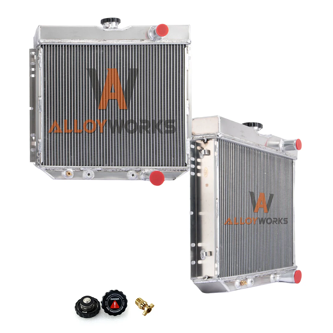 Alloyworks 3 Row Aluminum Radiator For 1967-1970 Ford Mustang Falcon Fairlane Mercury Cougar