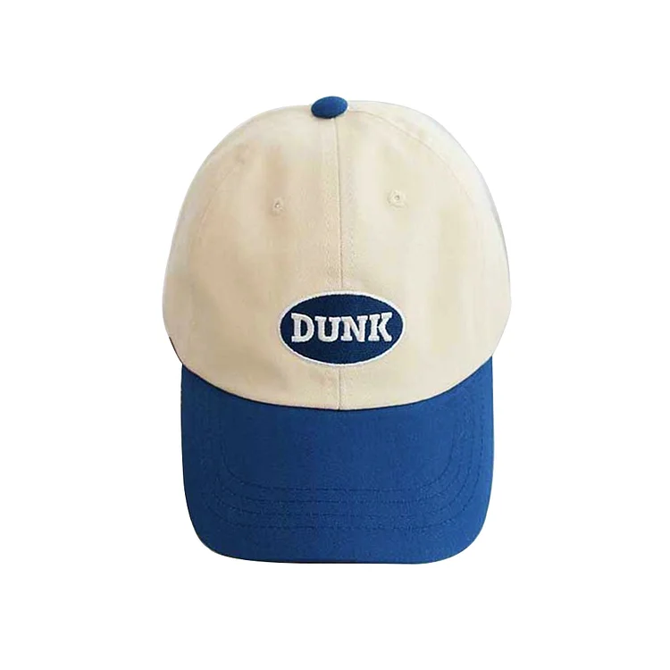 DUNK Embroidery Mens Baseball Cap Snapback Kpop Hip-Hop Summer Hat Fluorescent Green Cotton Womens Hat Cotton Sun Hat BQM075