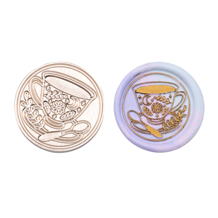 Diy Fire Lacquer Round Sealing Wax Stamp Head 25Mm gbfke