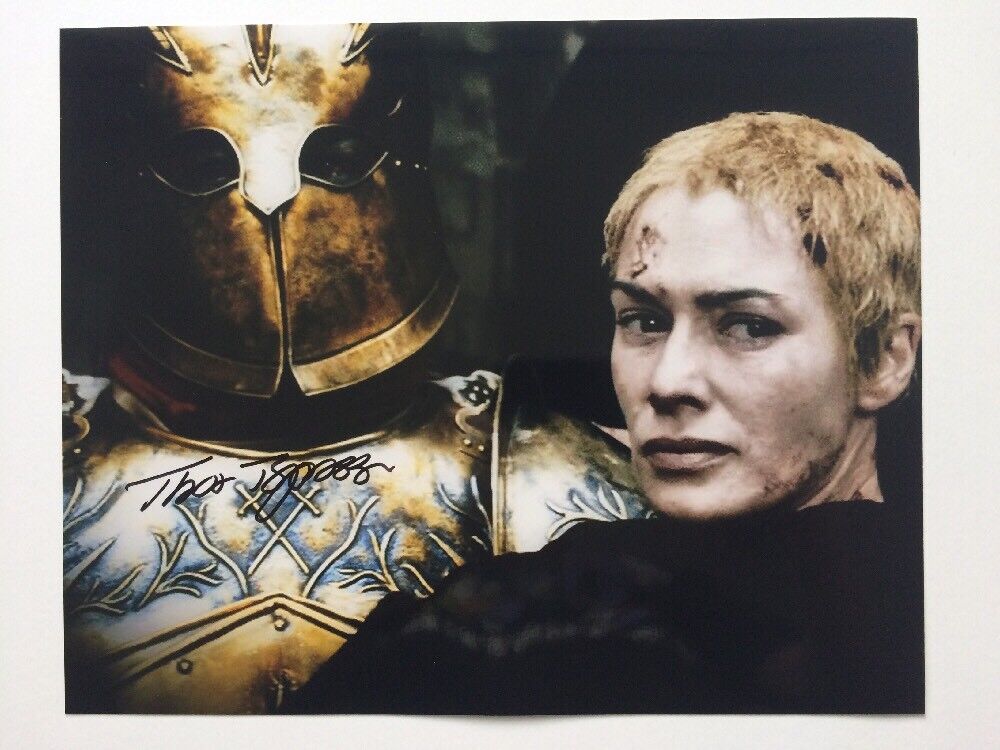 Hafbor Julius Bjornsson Game Of Thrones signed Photo Poster painting autograph The Mountain 8x10